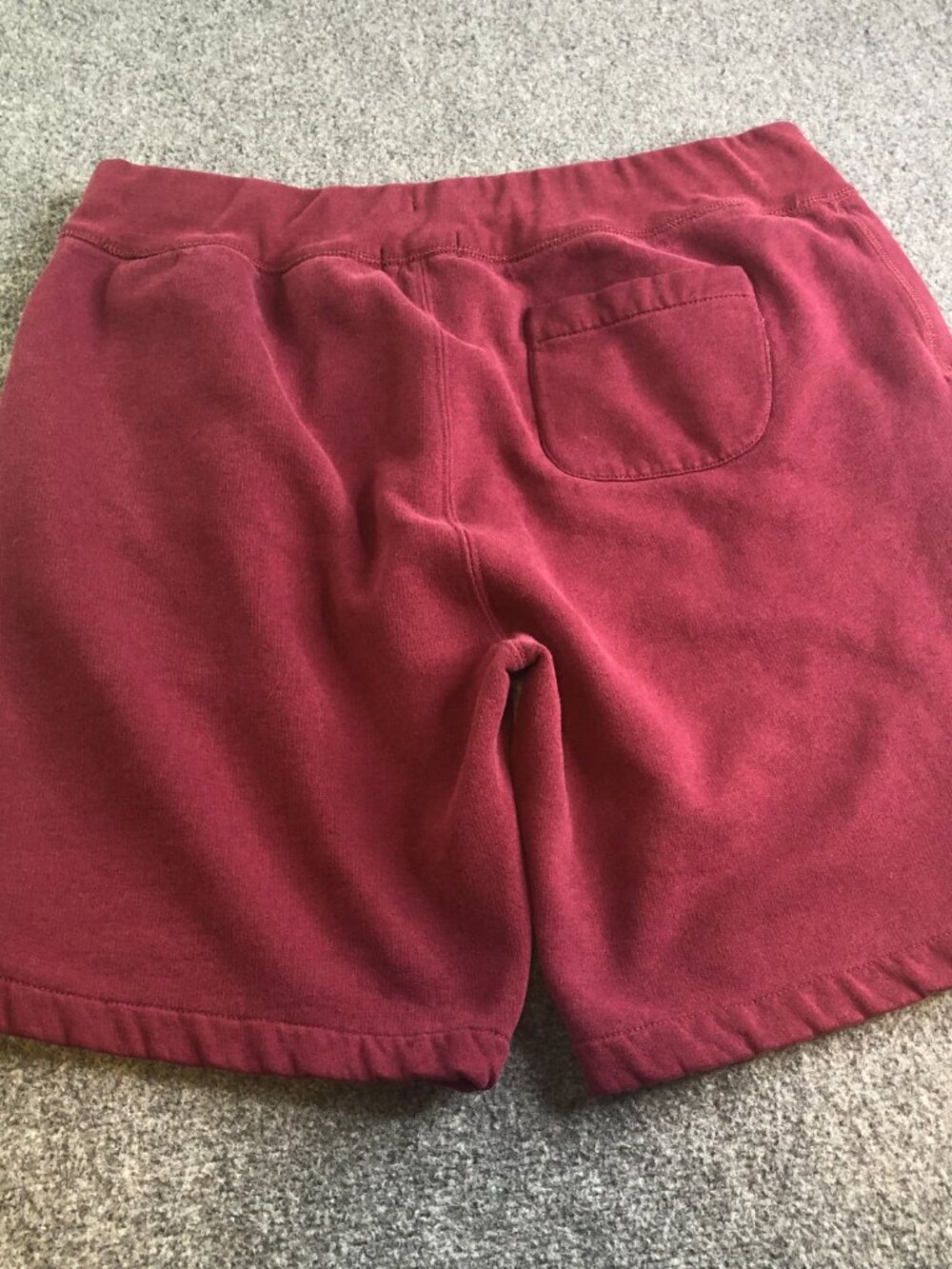 Polo Ralph Lauren Fleece Sweat Shorts Mens XXL Red Cotton Lounge Casual Pockets - Picture 9 of 10